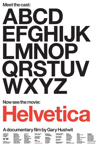 helvetica-poster the sexiest movie poster of all time...