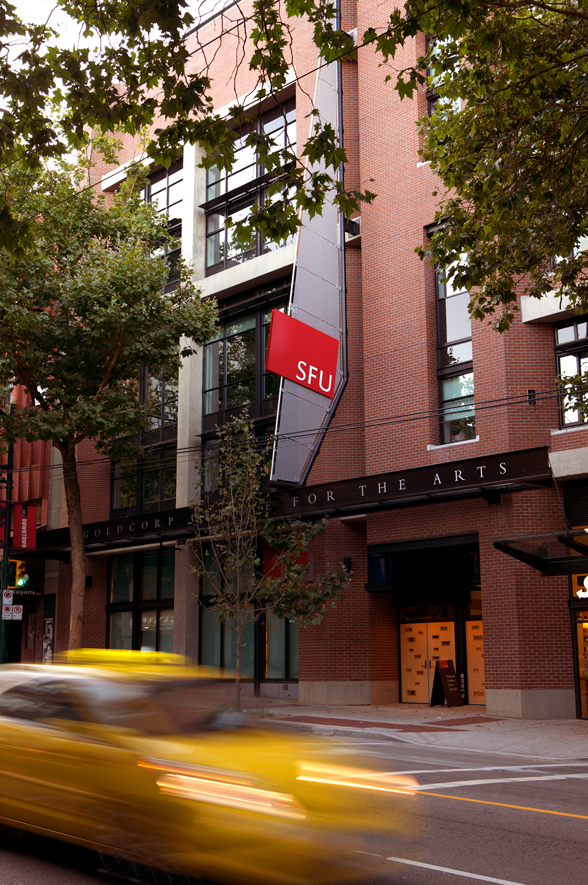 SFU Woodwards | Goldcorp Centre for the Arts | 3305-149 W. Hastings St. | Vancouver, BC | sfuwoodwards.ca