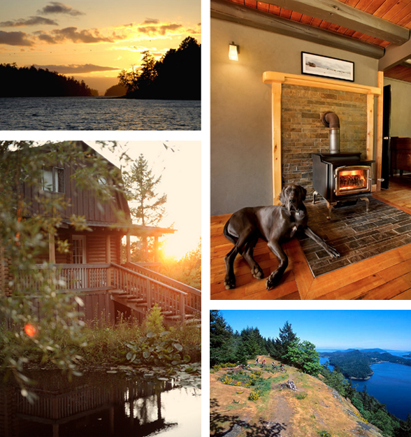 Bodega Ridge is located at 120 Manastee Rd. on beautiful Galiano Island, BC | 1-877-604-2677 | BodegaRidge.com