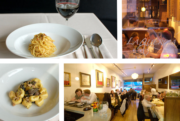 The intimate La Quercia is located at 3689 West 4th Ave on Vancouver’s West Side | 604-676-1007 | www.laquercia.ca