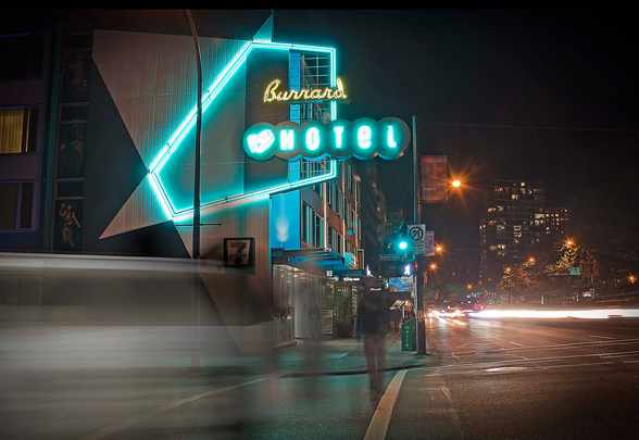 The Burrard Hotel is located at 1100 Burrard Street in downtown Vancouver, BC | 604.681.2331 | www.theburrard.com